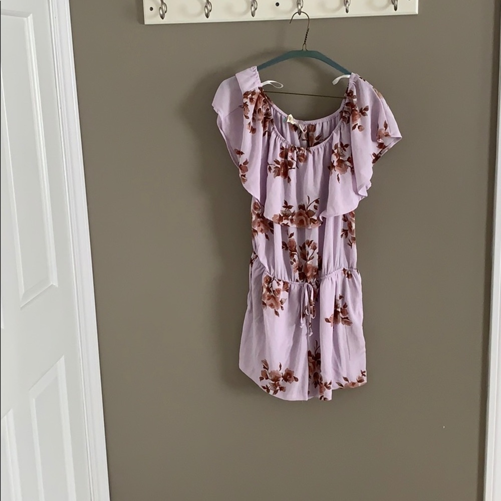 Off the shoulder romper!